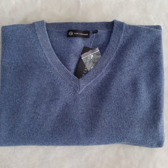 C\u0026A Sweaters | Cashmere Sweater | Color: Blue | Size: XXL | Af8212's Closet